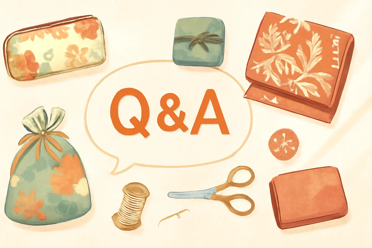 よくある質問(着物リメイク小物のQ&A)